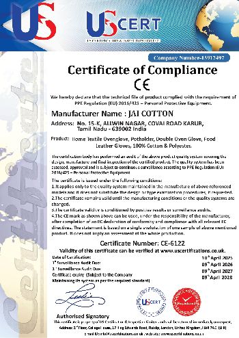 Certificate of Compliance