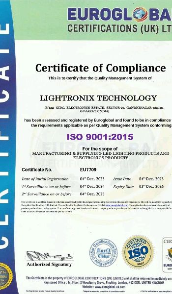 ISO 9001:2015 Certificate