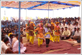 Cultural program at Salumber
