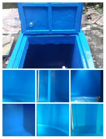 Food-grade Expoxy paint application at the Water Tank