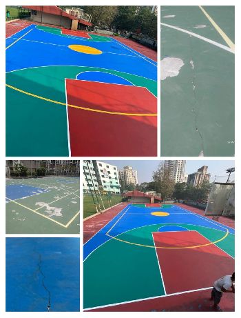 PU-based Epoxy application at basketball ground
