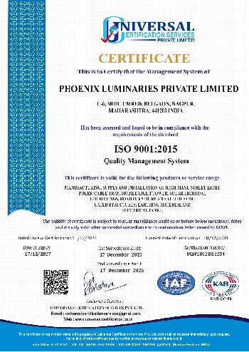 ISO Certificate