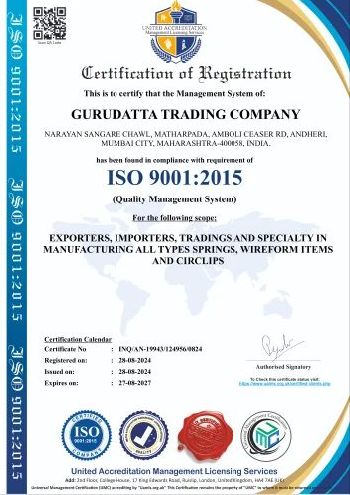 ISO Certificate