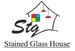 stained glass house Logo