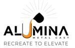 Alumina Metal Cast Logo