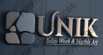 Unik inlay work Marble Art Logo