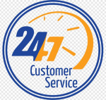 24x7 Customer Service Logo