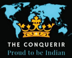The Conquerir - Proud to be Indian Logo
