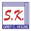 Shree Krishna Grey Checking Hous Logo