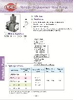 hydraulic vane pump series