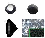 Natural Black Spinel