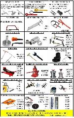 Garage tools special tools lifting item.