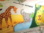 School Wall Cartoon Painting Services