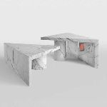 Garden Granite and Stone Bench