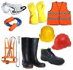 Safety Equipments - Helmet, Gloves, Shoes, Mask