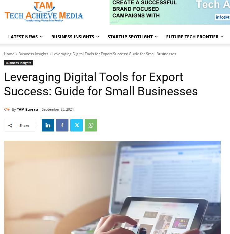 Leveraging Digital Tools for Export Success: Guide for Small Businesses