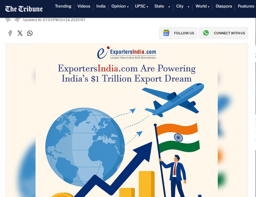 How B2B Platforms Like ExportersIndia.com Are Supporting India’s $1 Trillion Export Vision