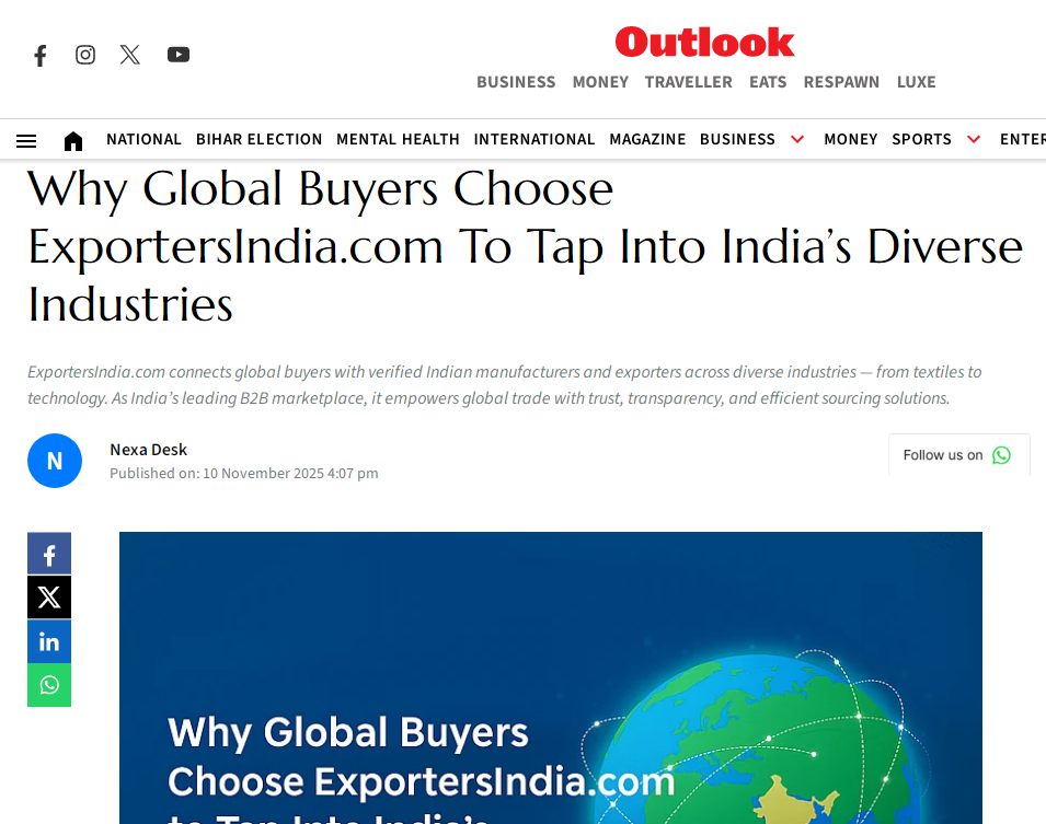 Why Global Buyers Choose ExportersIndia.com To Tap Into India’s Diverse Industries