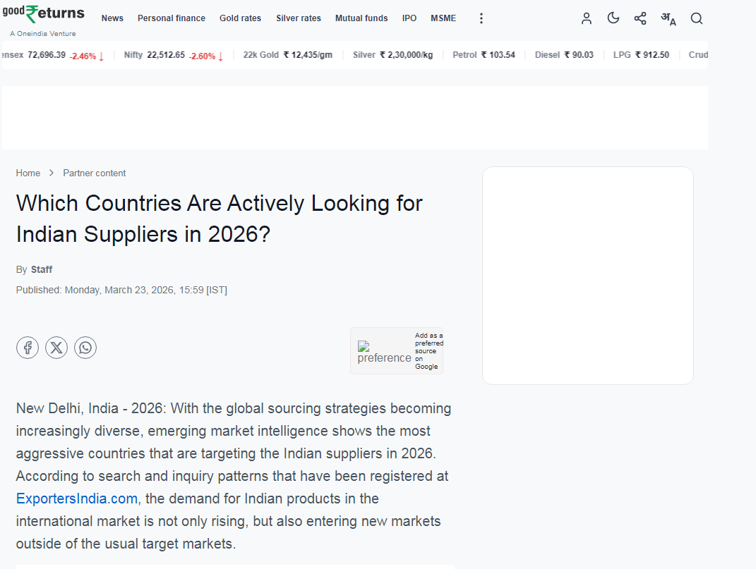 Steel Market Trends, Raw Material Cost Impact – ExportersIndia.com