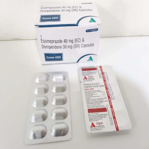 Esomeprazole 40 Mg (EC) & Domperidone 30 Mg (SR) Capsules