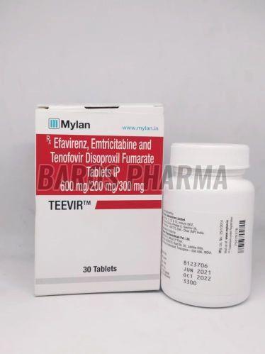 Teevir 200 Mg 300 Mg 600 Mg Tablet