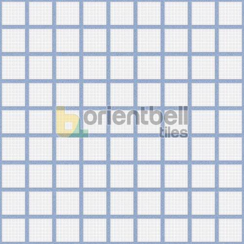 300X300mm Mosaic Cool Blue Roof Tile