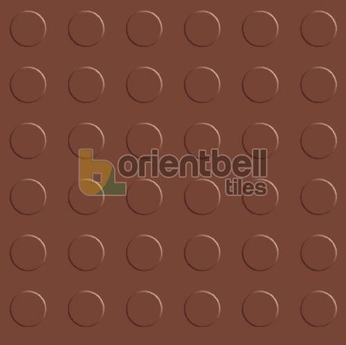 300X300mm OPV Coin Terracotta Floor Tile