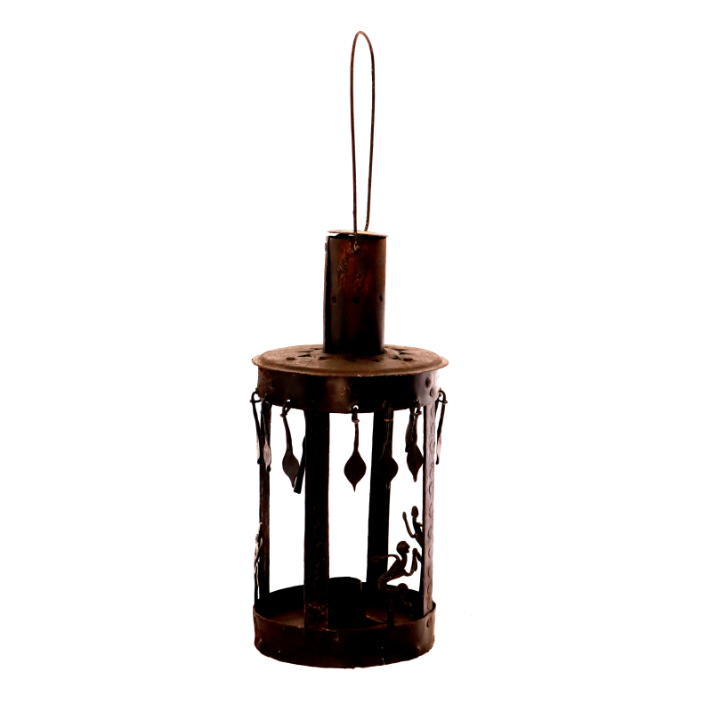 Wrought Iron Hanging Candle Lantern at Rs 1,200 / Piece in Bastar