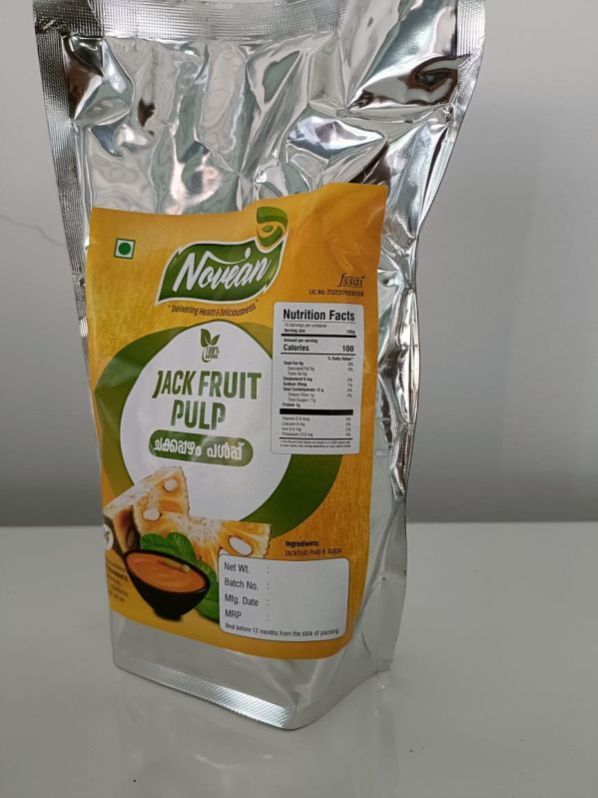 Yellow Jackfruit Pulp, Packaging Type Plastic Bags, Shelf Life One
