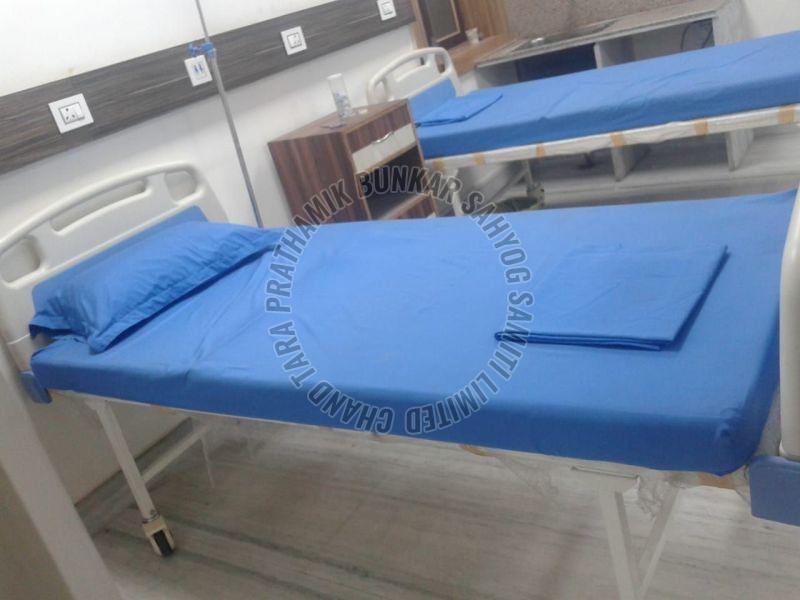 Blue Hospital Bed Sheet