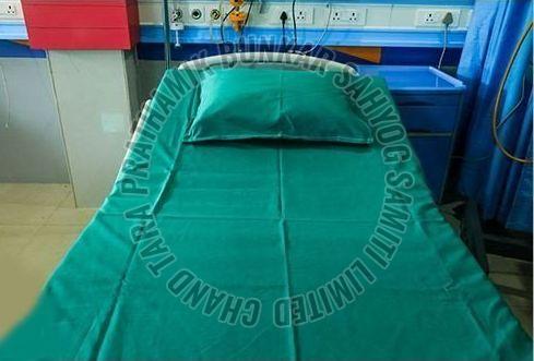 Green Hospital Bed Sheet