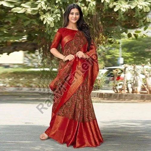 Ladies Traditional Cotton Silk Saree