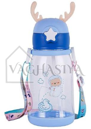 Cartoon Printed Plastic Sipper Bottle