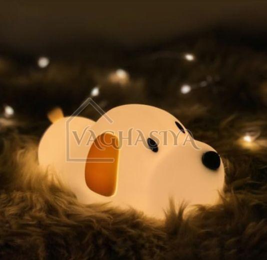 Cute Silicone Puppy LED Night Lamp