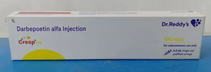 Cresp Darbepoetin ALFA Anemia Therapy 100 Mcg Injection