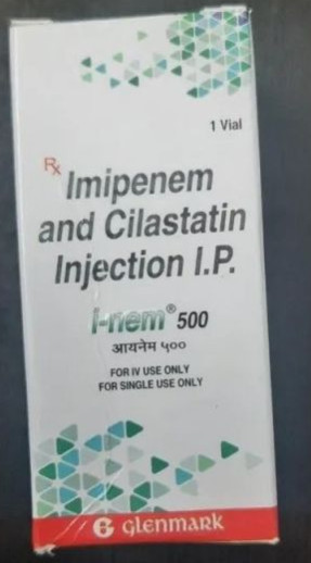 Imipenem Cilastatin Severe Infection Therapy 500 Mg Injection