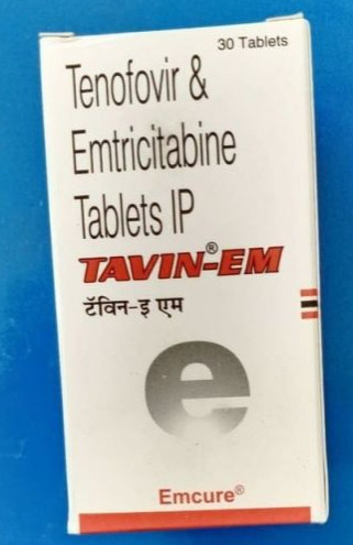 Tavin-EM Tenofovir Emtricitabine HIV Therapy Oral Tablets
