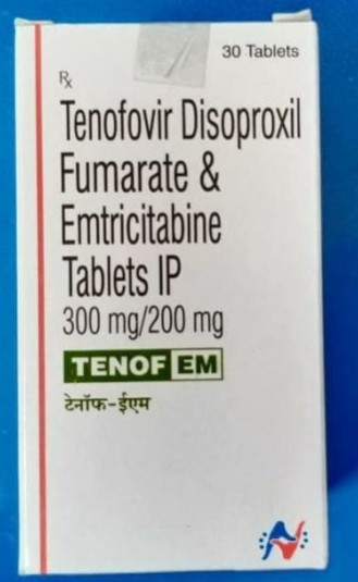 Tenof Em Tenofovir Emtricitabine HIV Prevention Therapy Tablets