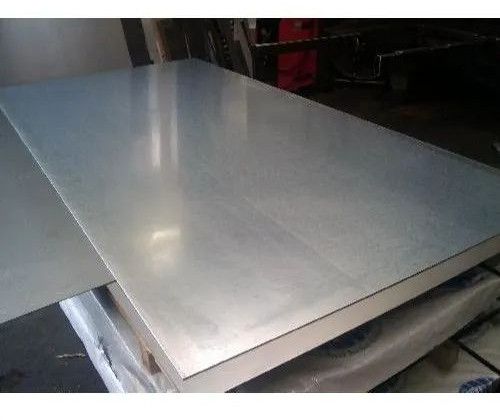 Galvanized Steel Plain Gp Sheets, Color : Silver, Width : 100-200cm