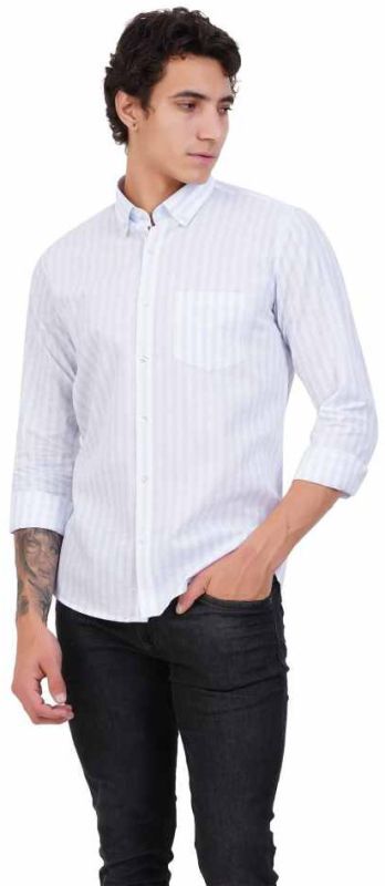 Men Solid Pure Cotton Shirt