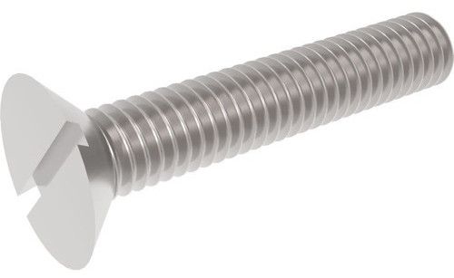 Countersunk Slot Machine Screw, Standard : Standard