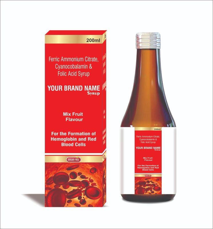 Ferric Ammonium Citrate Cyanocobalamin and Folic Acid Syrup