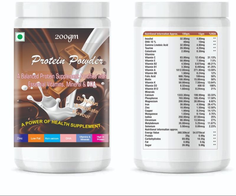 Protein Powder With DHA Chocolate Flavour