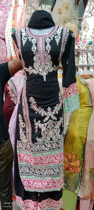 Heavy Work Simar Silk Palazzo Kurti