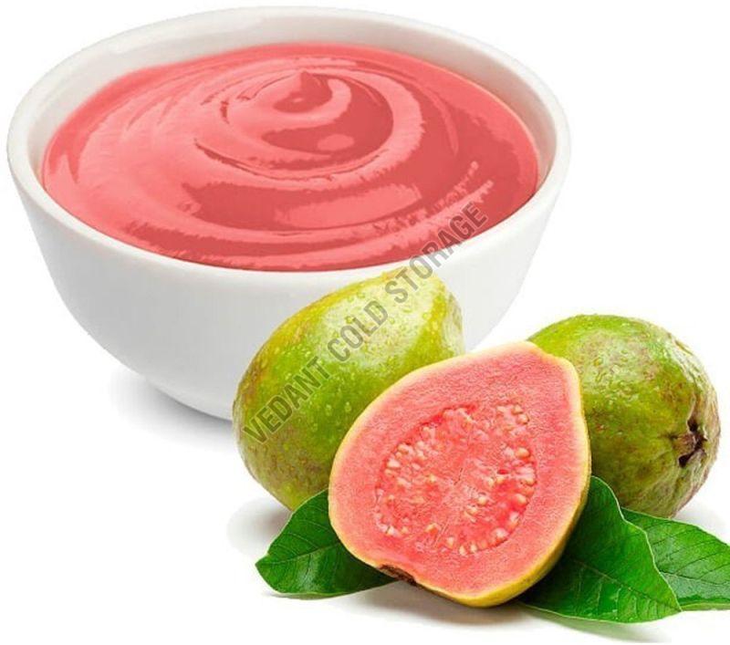 Frozen Red Guava Pulp