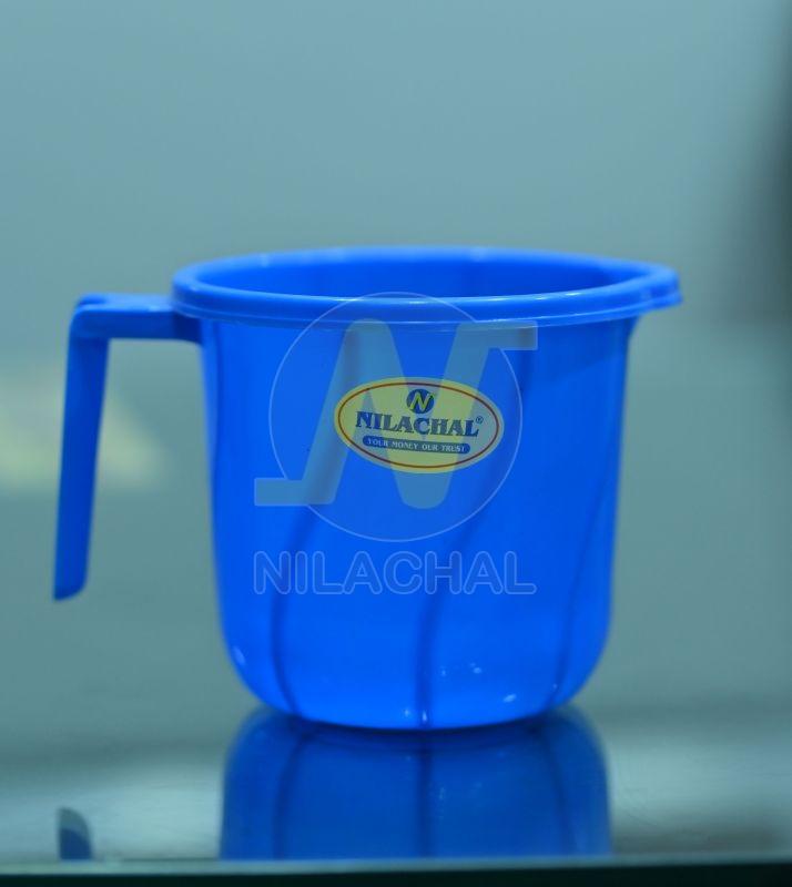 1 Liter Blue Plastic Mug
