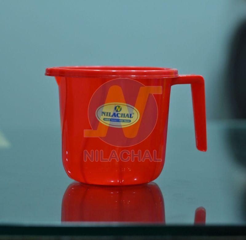 1 Liter Red Plastic Mug