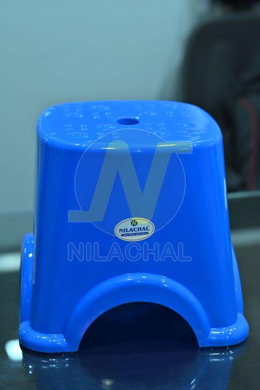 Blue Plastic Anchor Patla Stool