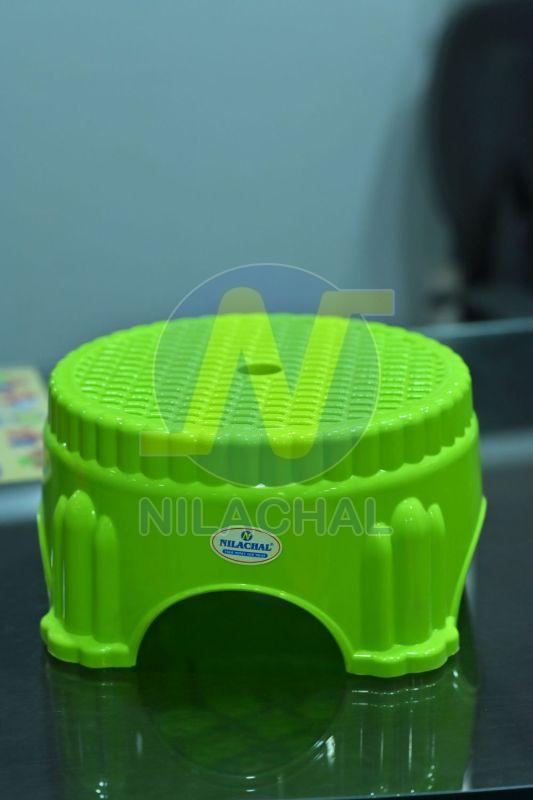 Green Plastic Bathroom Stool