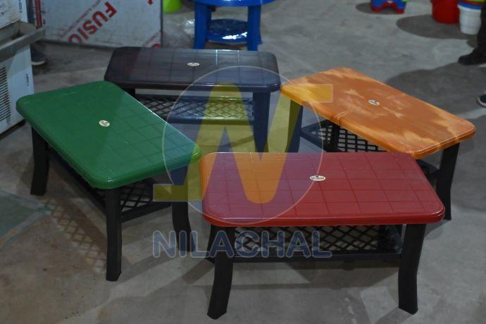Modern Rectangular Plastic Center Table